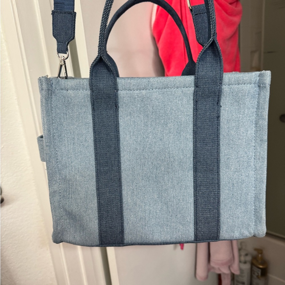 Mix no 6 demin tote bag